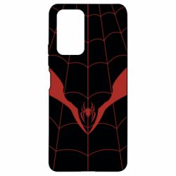 Чохол для Xiaomi Redmi Note 10 Pro Black spider man costume - PrintSalon