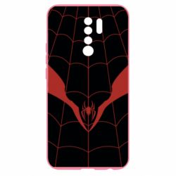 Чохол для Xiaomi Redmi 9 Black spider man costume - PrintSalon