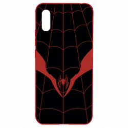 Чохол для Xiaomi Redmi 9a Black spider man costume - PrintSalon