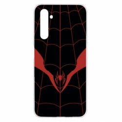 Чохол для Realme 6 Black spider man costume - PrintSalon