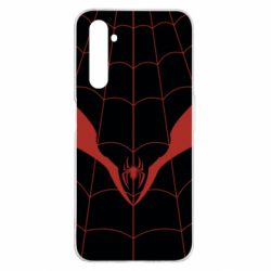 Чохол для Realme 6 Pro Black spider man costume - PrintSalon