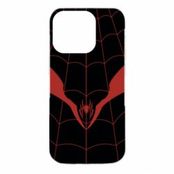 Чохол для iPhone 14 Pro Black spider man costume - PrintSalon