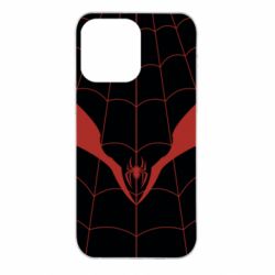 Чохол для iPhone 14 Pro Max Black spider man costume - PrintSalon