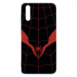 Чохол для Huawei P20 Black spider man costume - PrintSalon