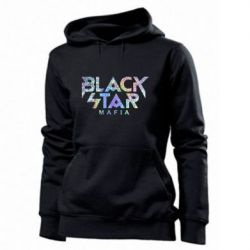 Женское худи Black Star Mafia Голограмма