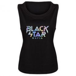 Женская майка Black Star Mafia Голограмма - PrintSalon