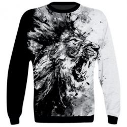 3D світшот Black & White Lion