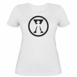 Женская футболка Black Widow logo - PrintSalon