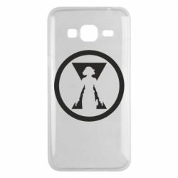Чехол для Samsung J3 2016 Black Widow logo - PrintSalon