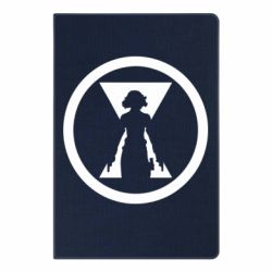 Блокнот с принто Black Widow logo - PrintSalon