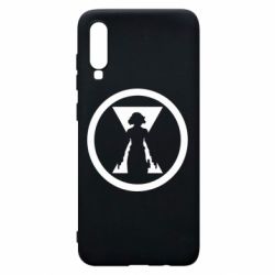 Чохол для Samsung A70 Black Widow logo