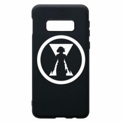 Чехол для Samsung S10e Black Widow logo - PrintSalon