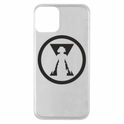 Чехол для iPhone 11 Black Widow logo - PrintSalon
