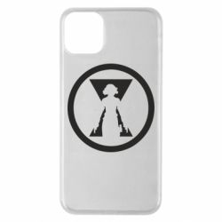 Чехол для iPhone 11 Pro Max Black Widow logo - PrintSalon