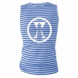 Майка-тельняшка Black Widow logo - PrintSalon