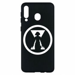Чехол для Samsung M30 Black Widow logo - PrintSalon