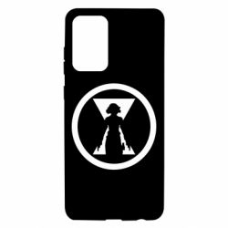 Чехол для Samsung A72 5G Black Widow logo - PrintSalon