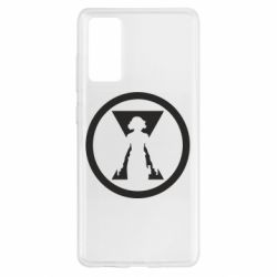 Чохол для Samsung S20 FE Black Widow logo