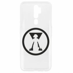 Чехол для Oppo A5/A9 2020 Black Widow logo