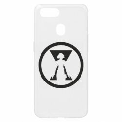 Чехол для Oppo A5s/A12 Black Widow logo - PrintSalon