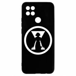 Чехол для Oppo A15s/A15 Black Widow logo - PrintSalon