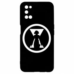 Чехол для Oppo A52/A72/A92 Black Widow logo - PrintSalon