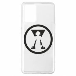 Чехол для Oppo A74 4G Black Widow logo - PrintSalon