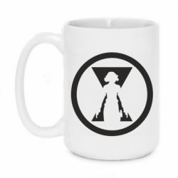 Чашка 420ml Black Widow logo - PrintSalon