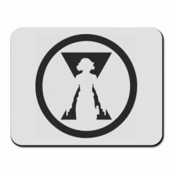 Коврик для мыши Black Widow logo - PrintSalon