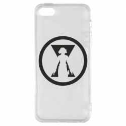 Чехол для iPhone5/5S/SE Black Widow logo - PrintSalon
