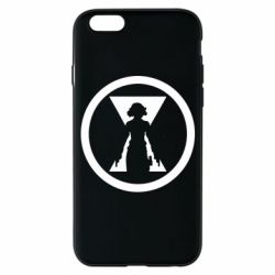Чехол для iPhone 6/6S Black Widow logo - PrintSalon