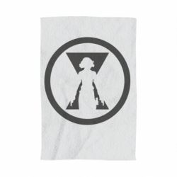 Полотенце с принтом Black Widow logo - PrintSalon