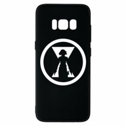 Чехол для Samsung S8 Black Widow logo - PrintSalon