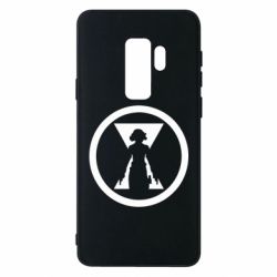 Чехол для Samsung S9+ Black Widow logo - PrintSalon