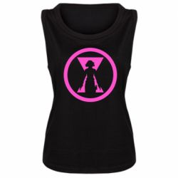 Женская майка Black Widow logo - PrintSalon