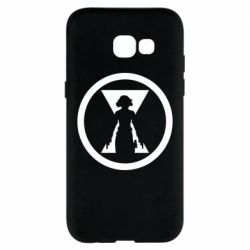 Чехол для Samsung A5 2017 Black Widow logo - PrintSalon