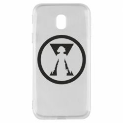 Чехол для Samsung J3 2017 Black Widow logo - PrintSalon