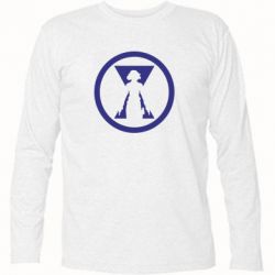 Футболка с длинным рукавом Black Widow logo - PrintSalon