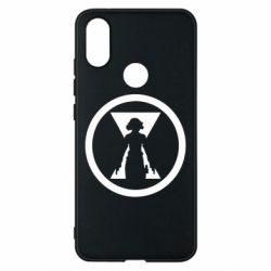 Чехол для Xiaomi Mi A2 Black Widow logo - PrintSalon