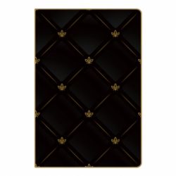 Блокнот с принто Black with gold quilted pattern - PrintSalon