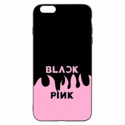Чехол для iPhone 6 Plus/6S Plus Blackpink pink fire - PrintSalon