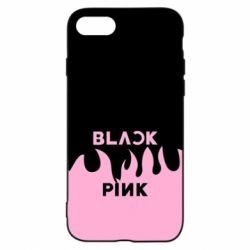 Чехол для iPhone 7 Blackpink pink fire - PrintSalon
