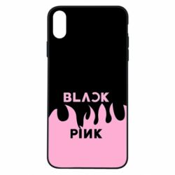 Чехол для iPhone Xs Max Blackpink pink fire - PrintSalon