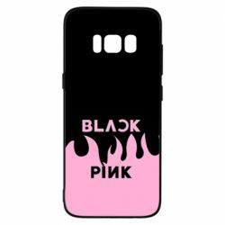 Чехол для Samsung S8 Blackpink pink fire - PrintSalon