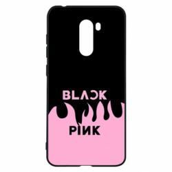 Чехол для Xiaomi Pocophone F1 Blackpink pink fire - PrintSalon