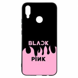 Чехол для Huawei P Smart Plus 2018 Blackpink pink fire - PrintSalon