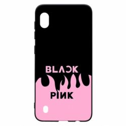 Чехол для Samsung A10 Blackpink pink fire - PrintSalon