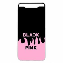 Чехол для Samsung A80 Blackpink pink fire - PrintSalon