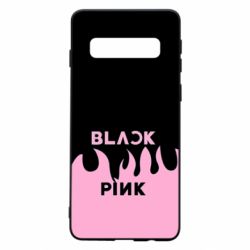 Чехол для Samsung S10 Blackpink pink fire - PrintSalon