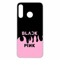 Чехол для Huawei P30 Lite Blackpink pink fire - PrintSalon